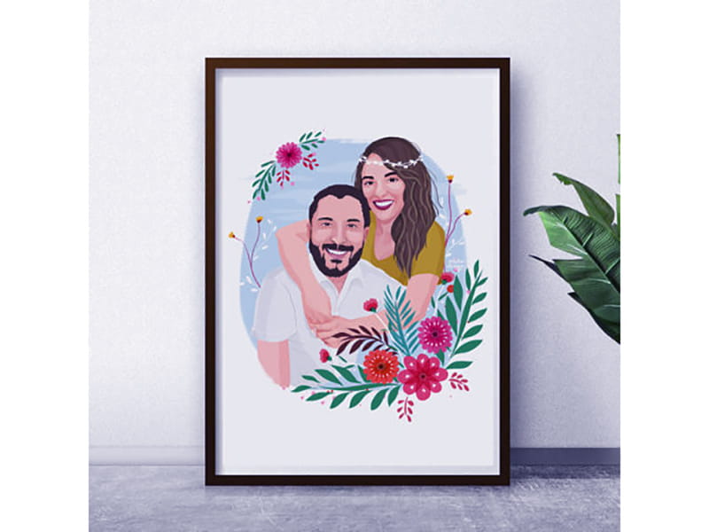 Personalized Couple’s Portrait