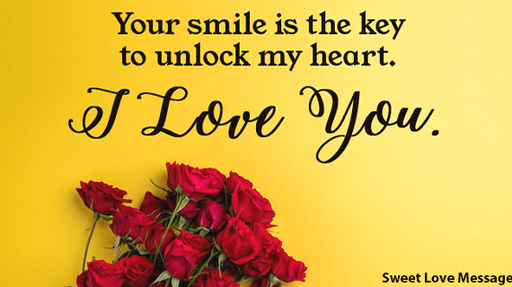 Best sweet love message for her